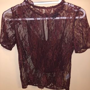 American Eagle Lacy Top